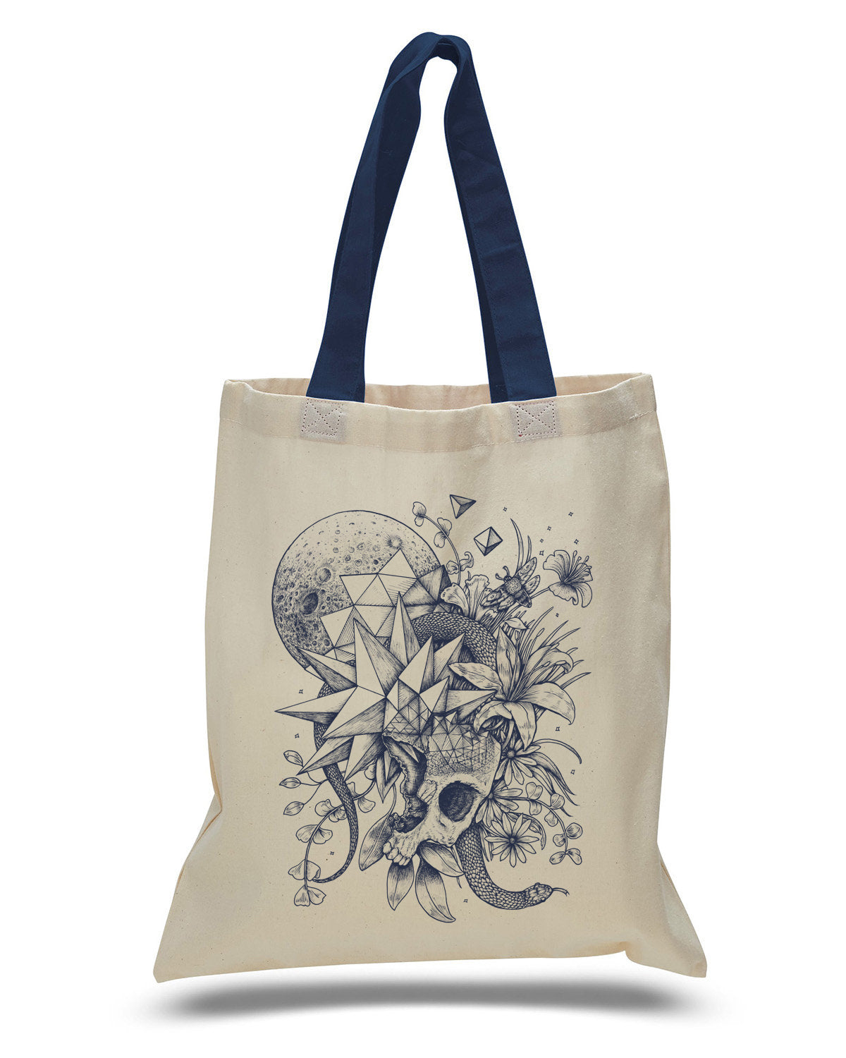 Fractal Skull Tote