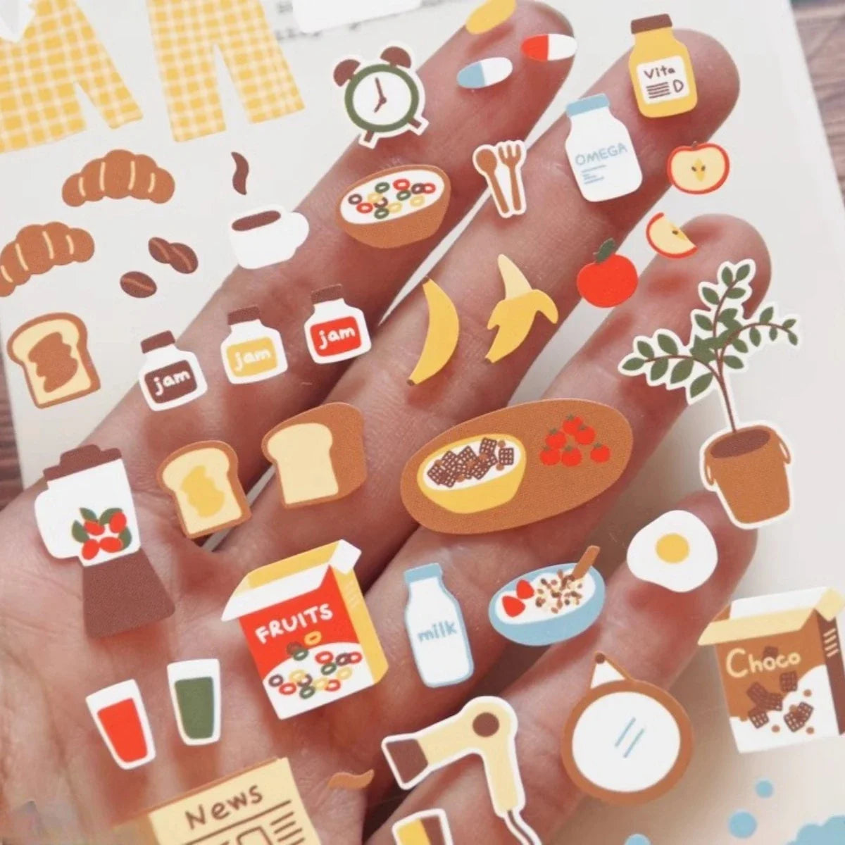 Korean Breakfast Sticker Set