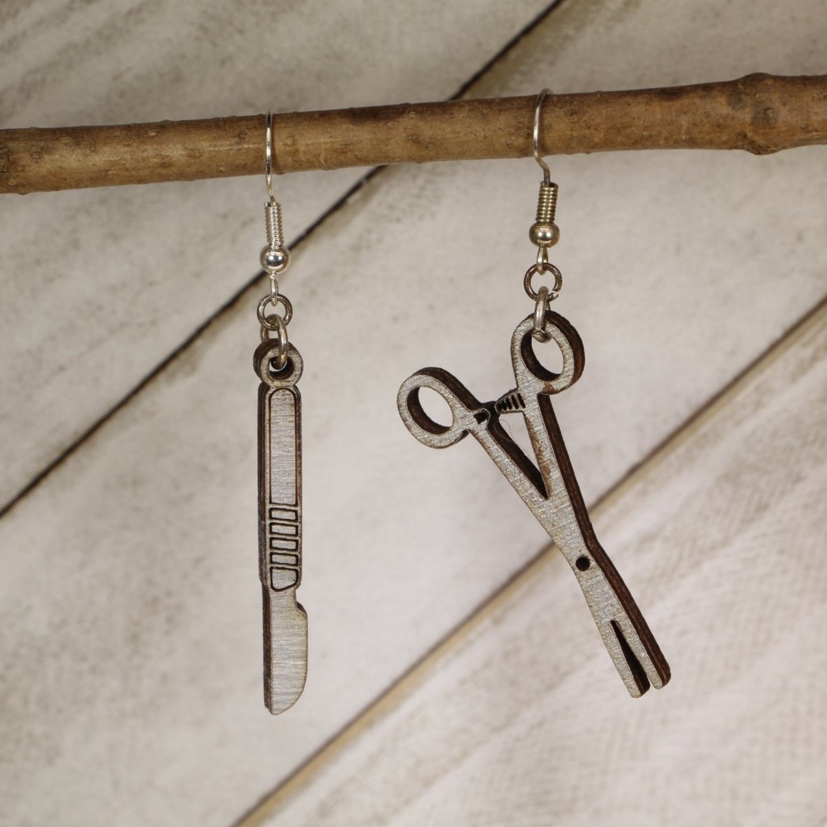 Scalpel & Forceps Earrings
