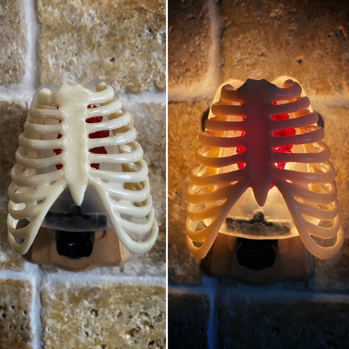 Rib Cage & Heart Nightlight