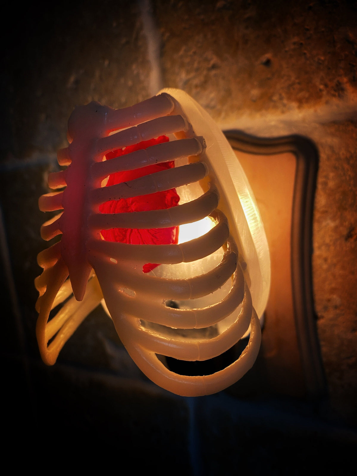 Rib Cage & Heart Nightlight