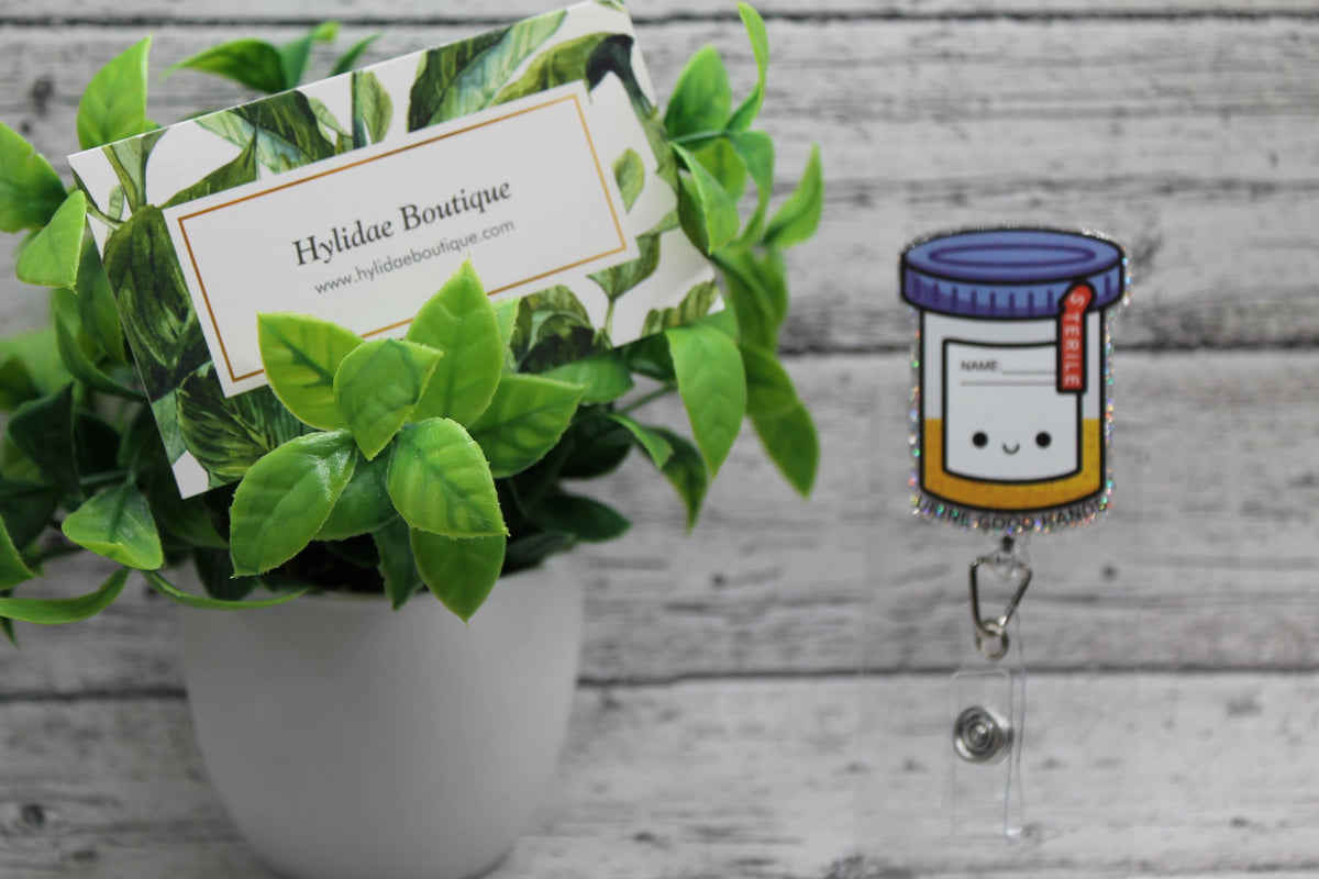 Urine in Good Hands Badge Reel