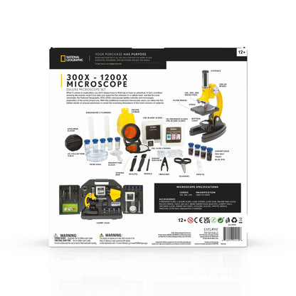 300x–1200x Microscope Kit