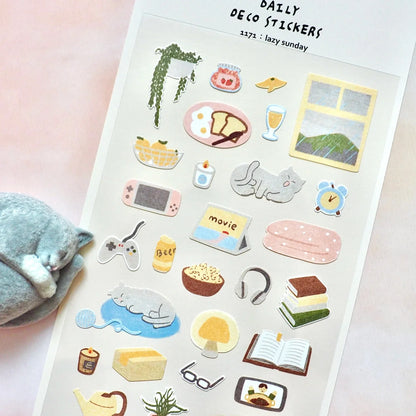 Suatelier Lazy Sunday Stickers