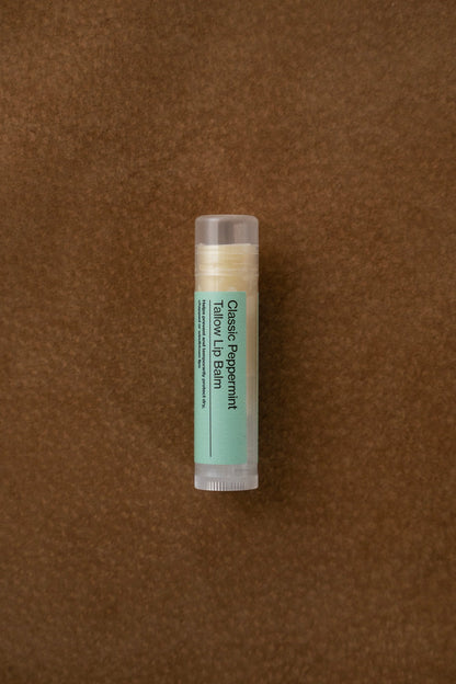 Peppermint Tallow Lip Balm