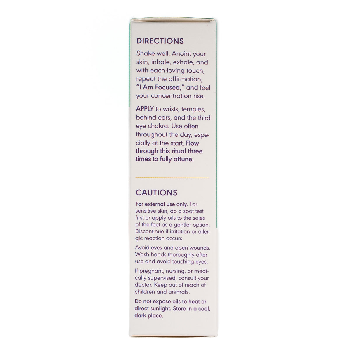 I Am Focused Essential Oil Elixir