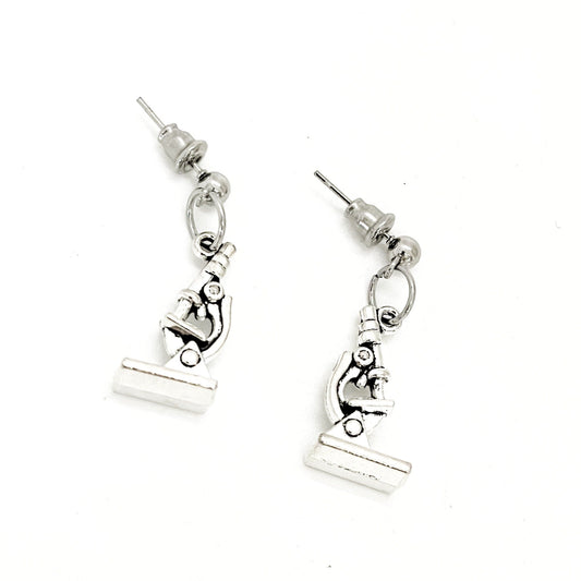 Microscope Earrings