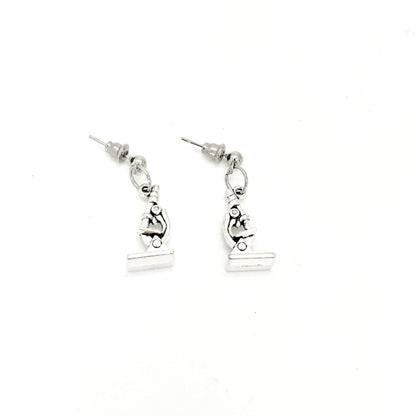 Microscope Earrings