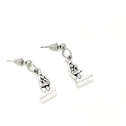 Microscope Earrings
