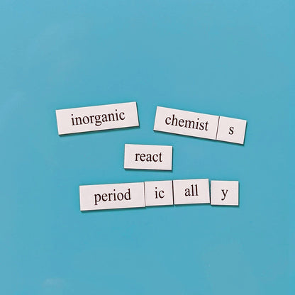 Chemistry Word Magnets