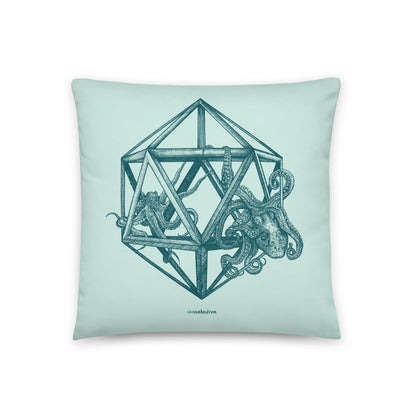 Icosahedron Throw Pillow