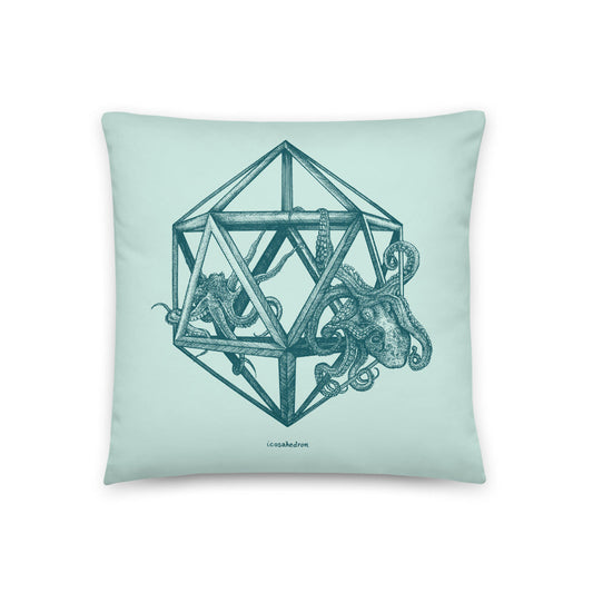 Icosahedron Throw Pillow