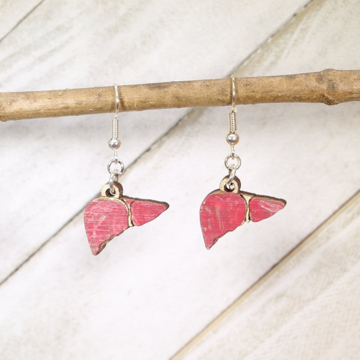 Human Liver Earrings
